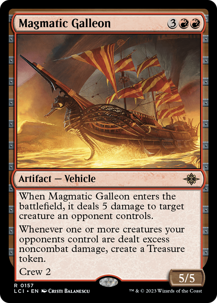Magmatic Galleon (LCI) 157 - WZRD TCG