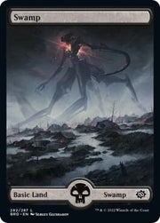Swamp - Full Art, BRO, 282, NM, Foil