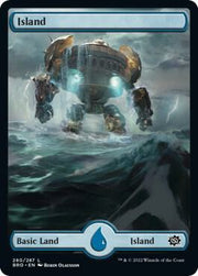 Island - Full Art, BRO, 280, NM, Foil