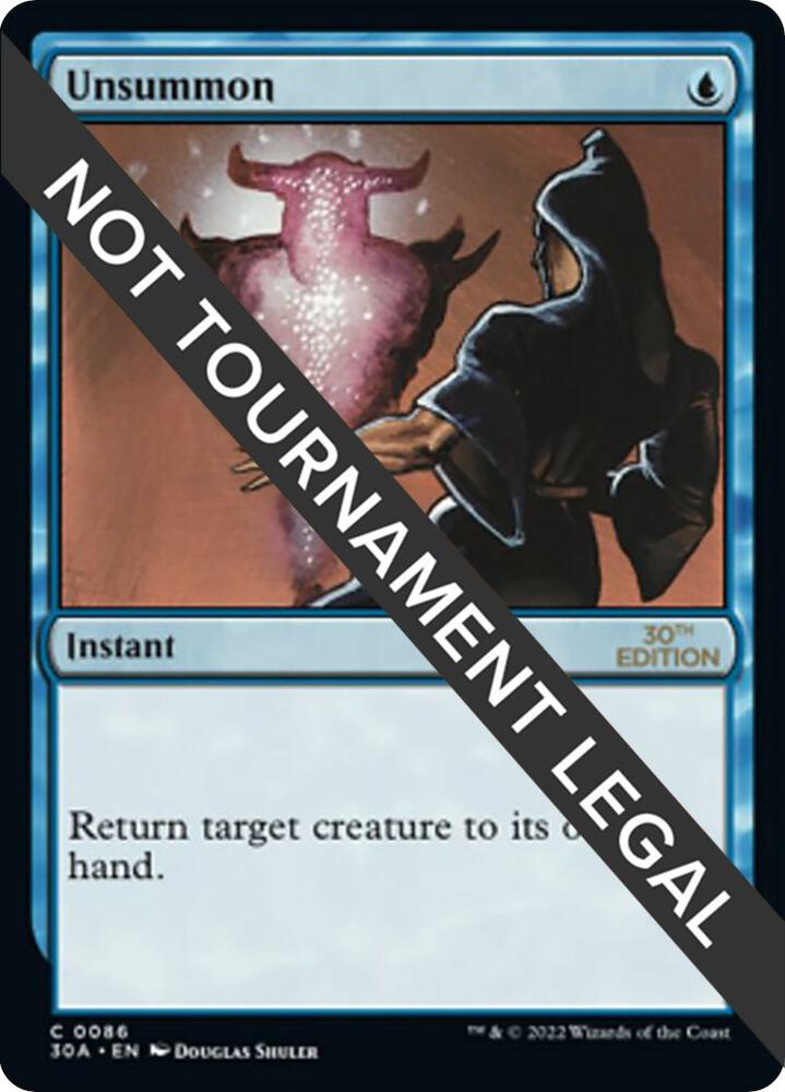 Unsummon, 30A, 86, NM