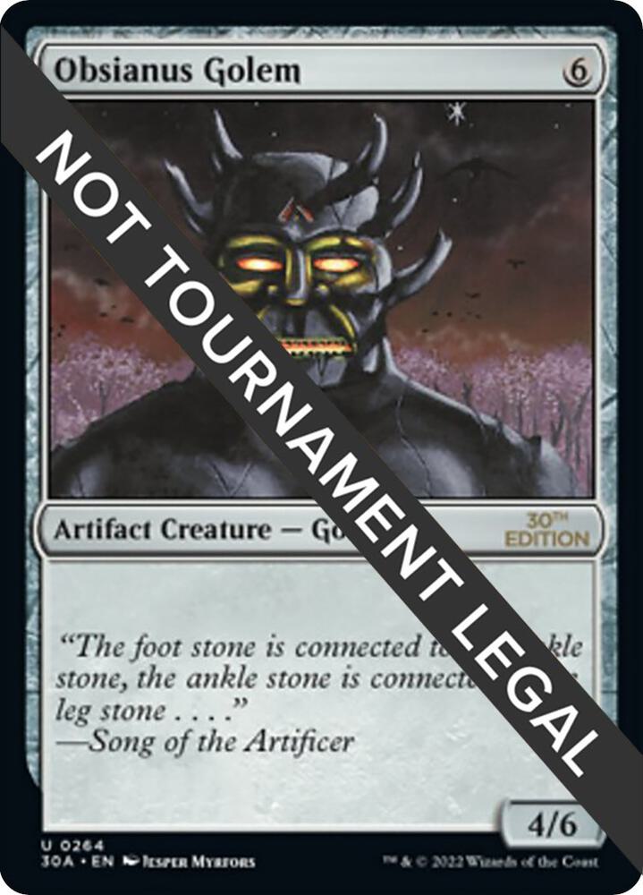 Obsianus Golem, 30A, 264, NM