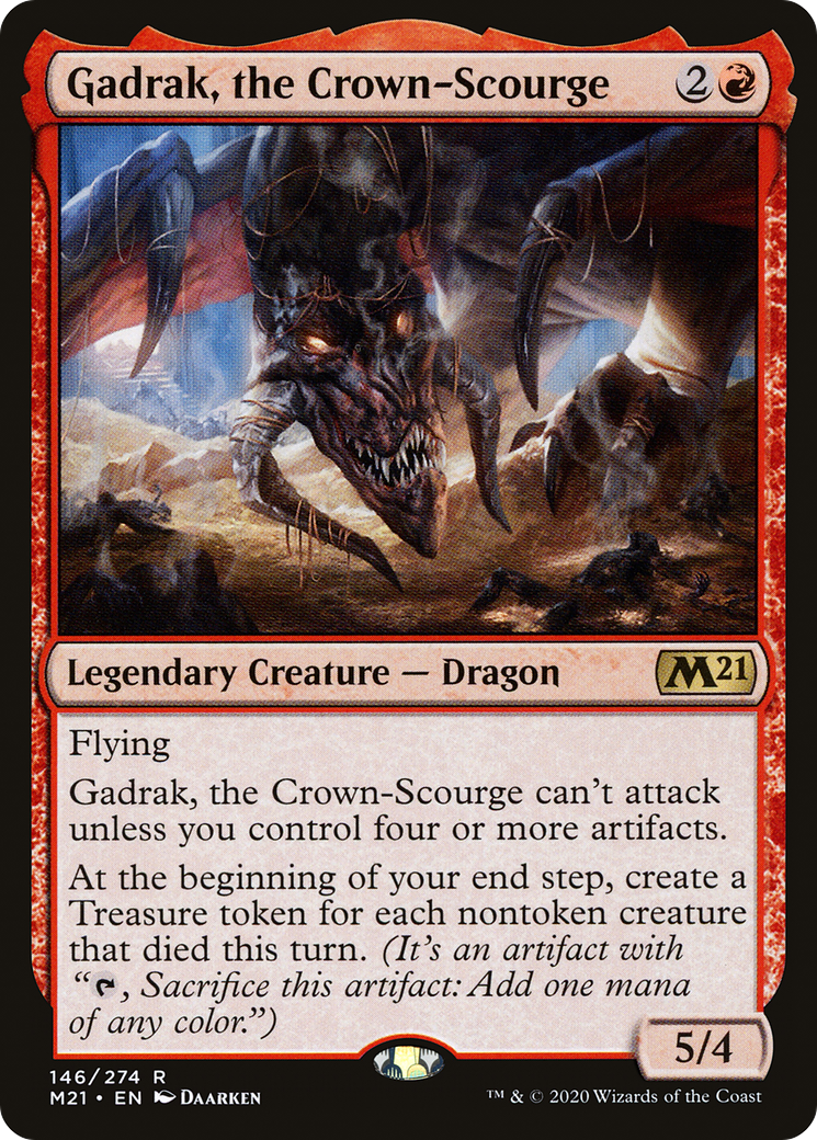 Gadrak, the Crown-Scourge (M21) 146 - WZRD TCG
