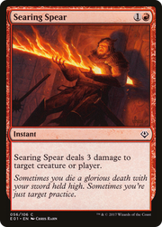 Searing Spear (E01) 56 - WZRD TCG