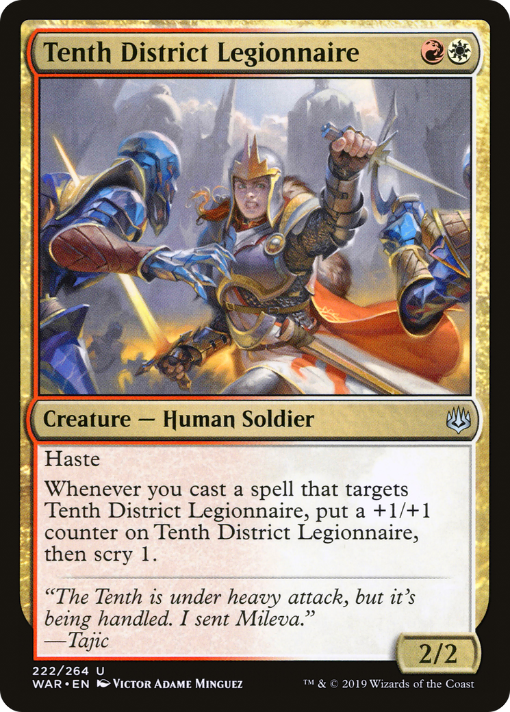 Tenth District Legionnaire (WAR) 222 - WZRD TCG