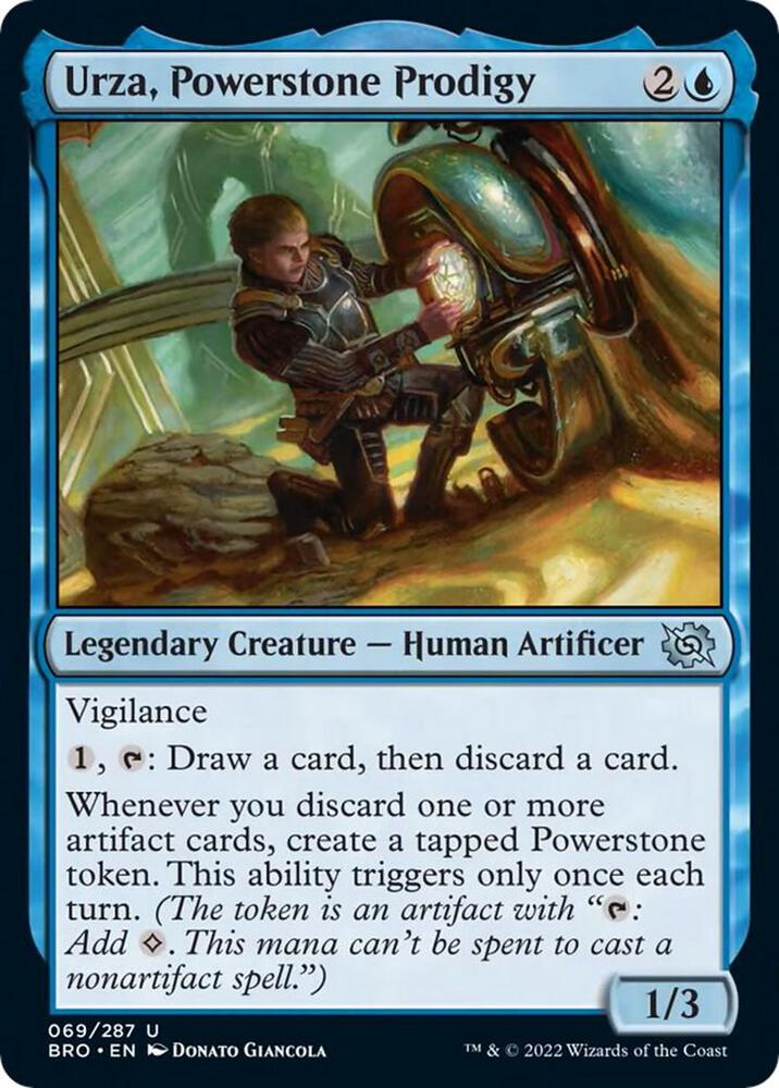 Urza, Powerstone Prodigy, BRO, 69, NM