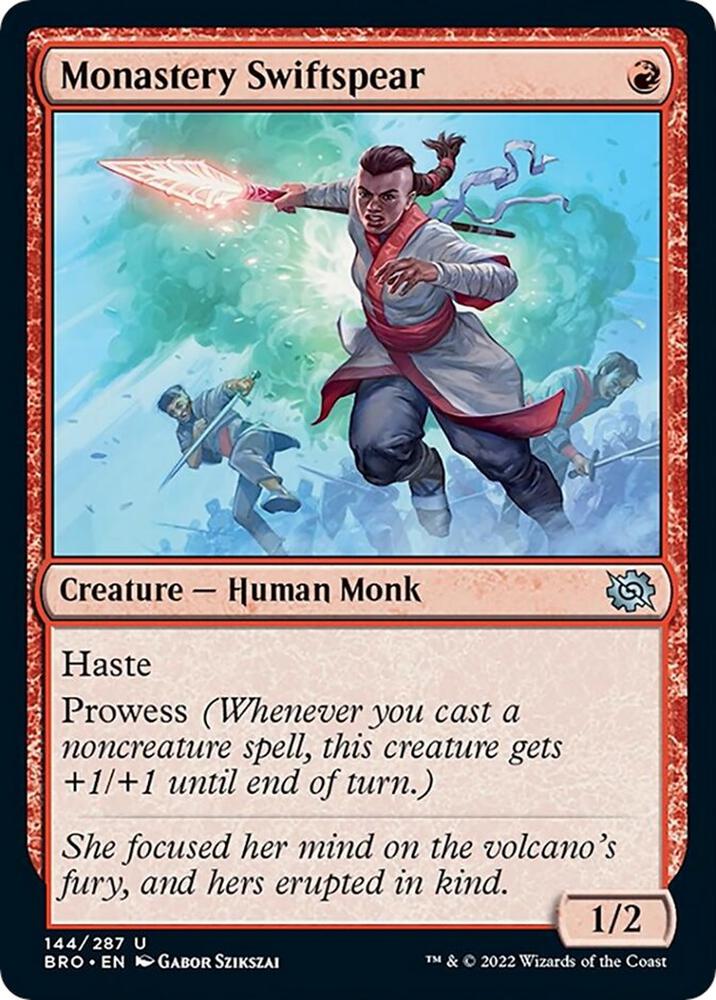Monastery Swiftspear, BRO, 144, NM