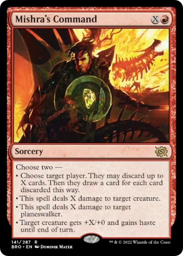 Mishra's Command, BRO, 141, NM