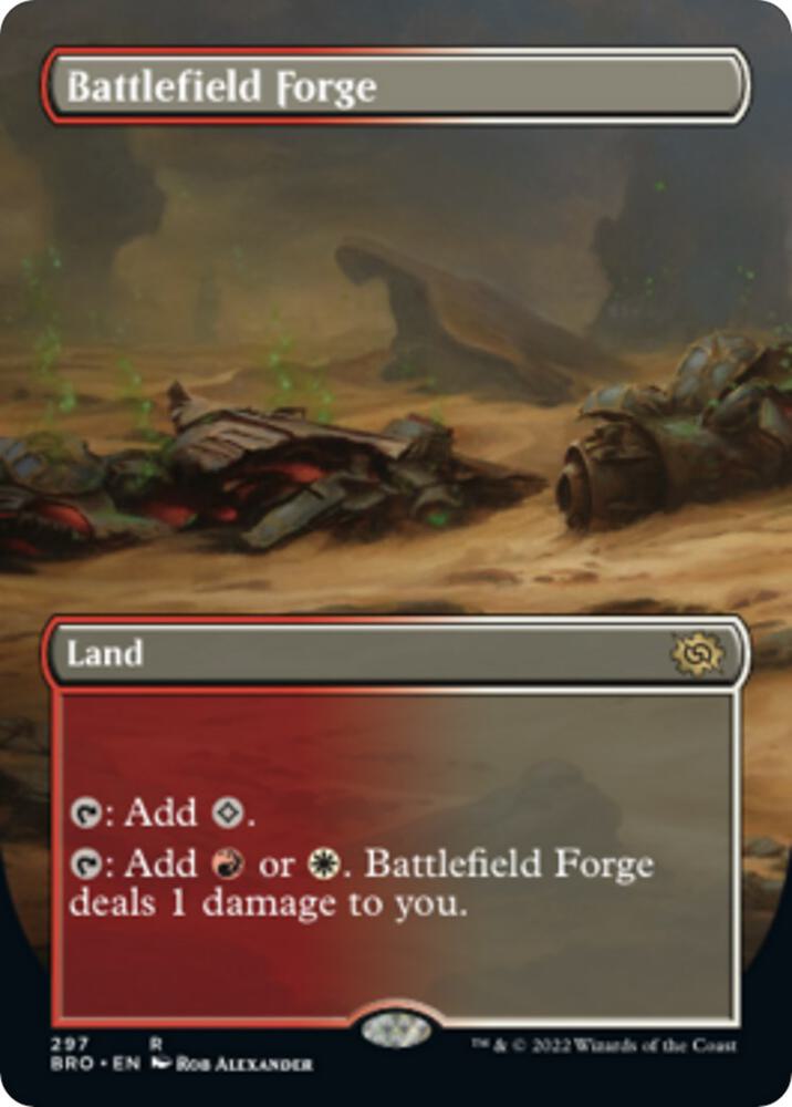 Battlefield Forge (Borderless), BRO, 297, NM, Foil