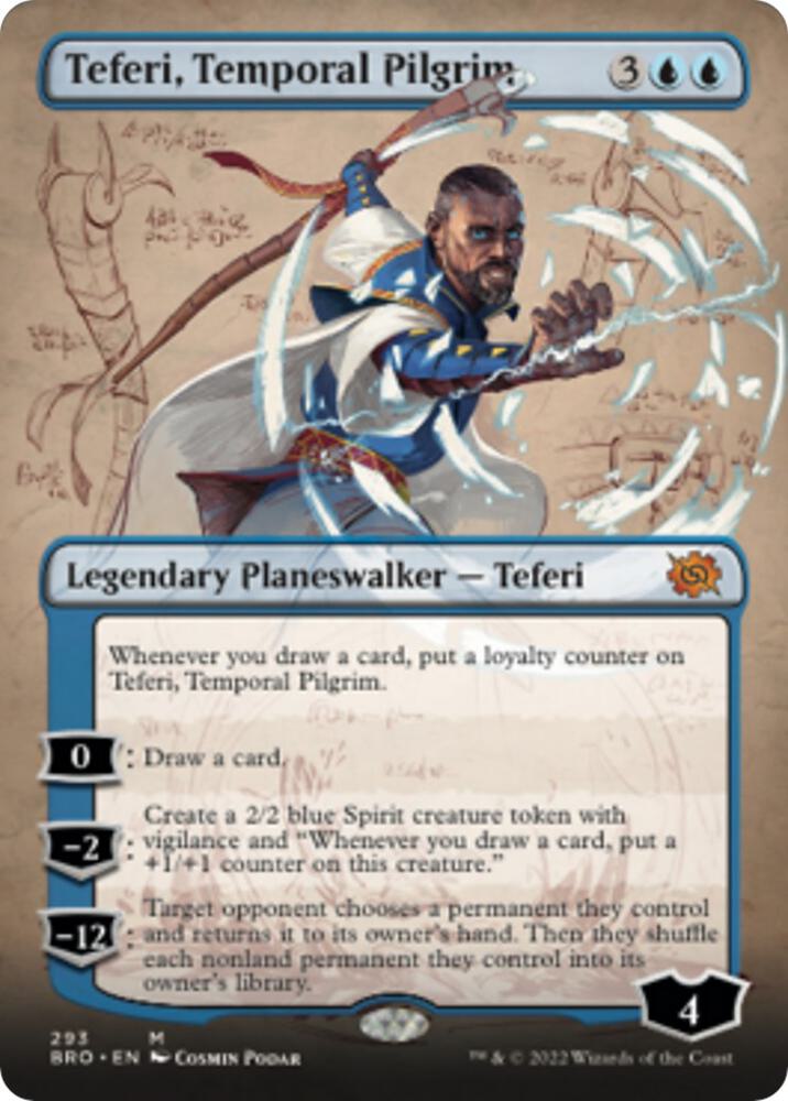 Teferi, Temporal Pilgrim (Borderless), BRO, 293, NM
