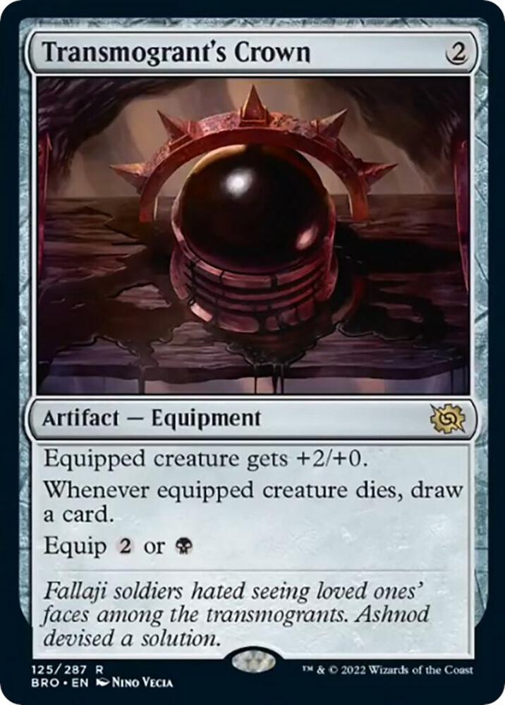 Transmogrant's Crown, BRO, 125, NM, Foil
