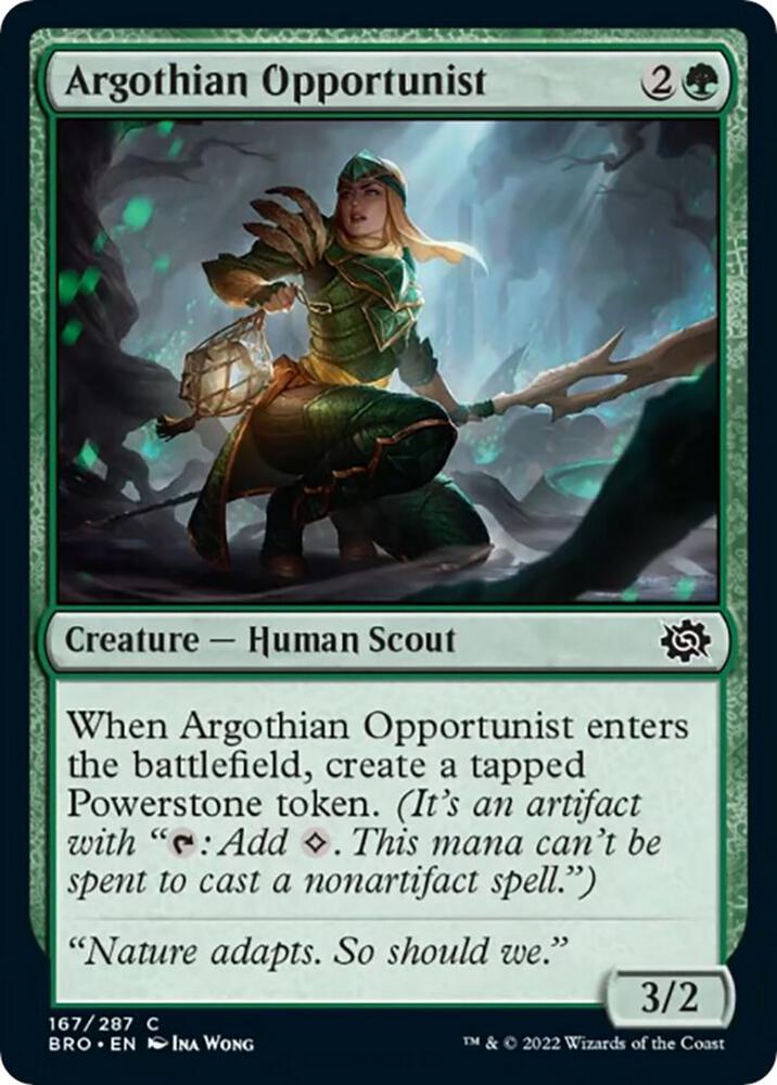 Argothian Opportunist, BRO, 167, NM