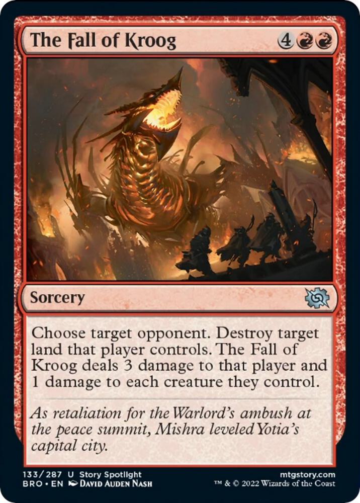 The Fall of Kroog, BRO, 133, NM
