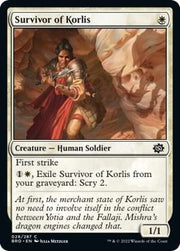 Survivor of Korlis, BRO, 28, NM, Foil