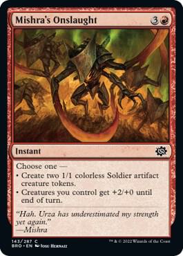 Mishra's Onslaught, BRO, 143, NM