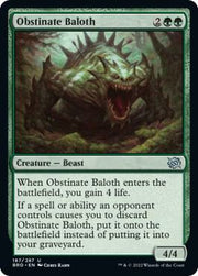 Obstinate Baloth, BRO, 187, NM