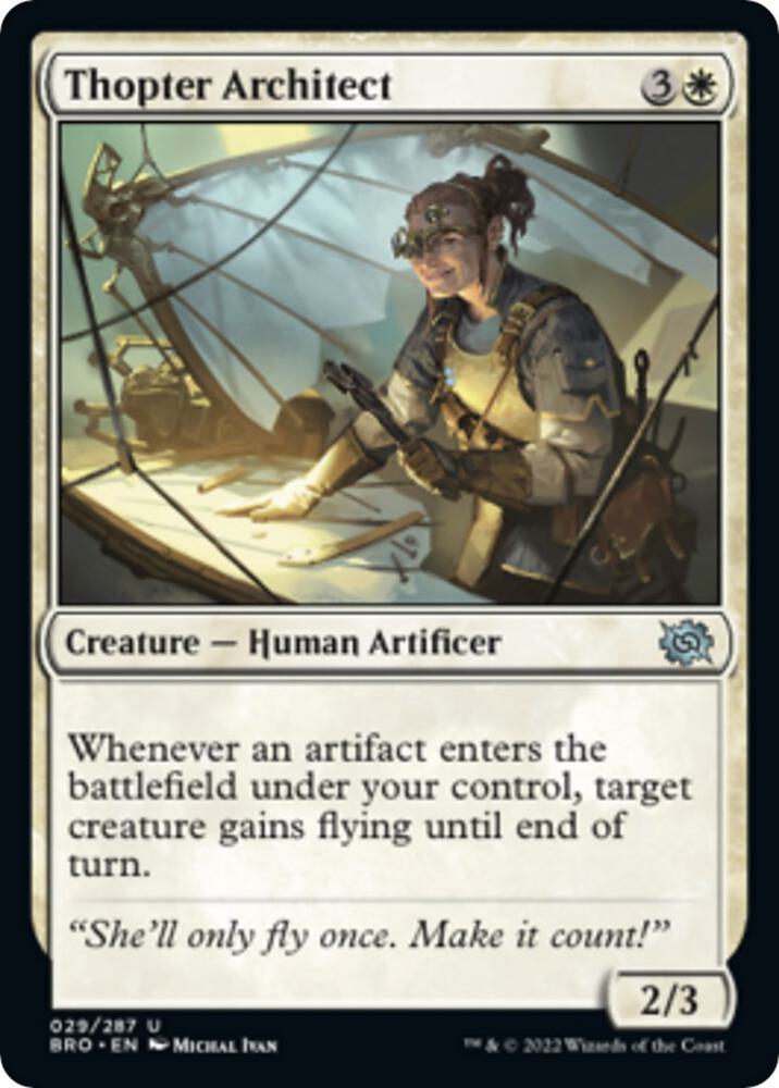 Thopter Architect, BRO, 29, NM