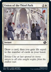 Union of the Third Path, BRO, 31, NM, Foil