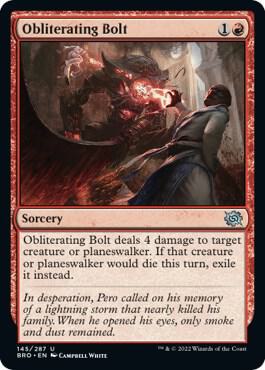 Obliterating Bolt, BRO, 145, NM, Foil