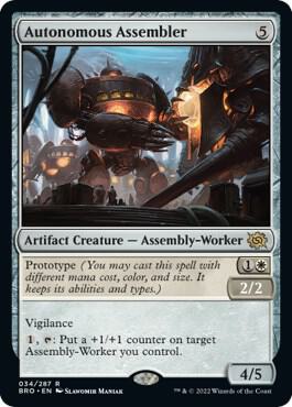 Autonomous Assembler, BRO, 34, NM