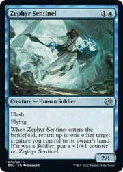 Zephyr Sentinel, BRO, 74, NM, Foil