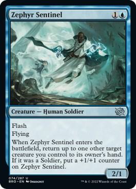 Zephyr Sentinel, BRO, 74, NM, Foil