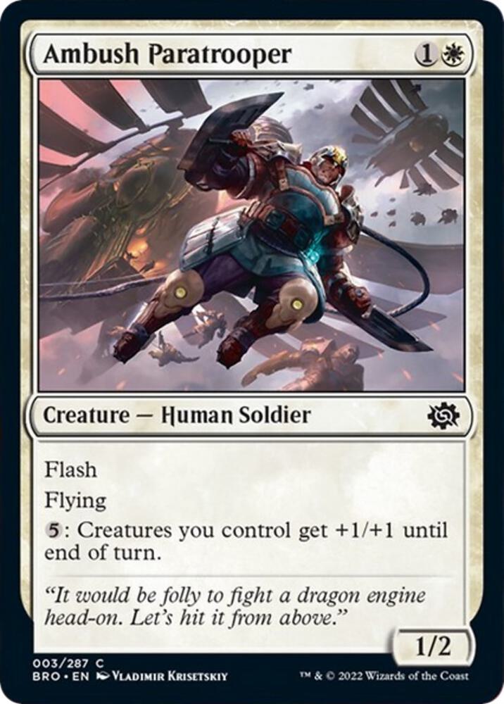 Ambush Paratrooper, BRO, 3, NM