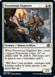 Powerstone Engineer, BRO, 20, NM, Foil