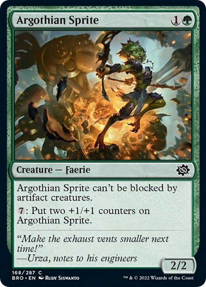 Argothian Sprite, BRO, 168, NM, Foil