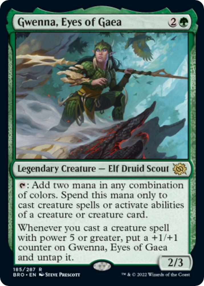 Gwenna, Eyes of Gaea, BRO, 185, NM