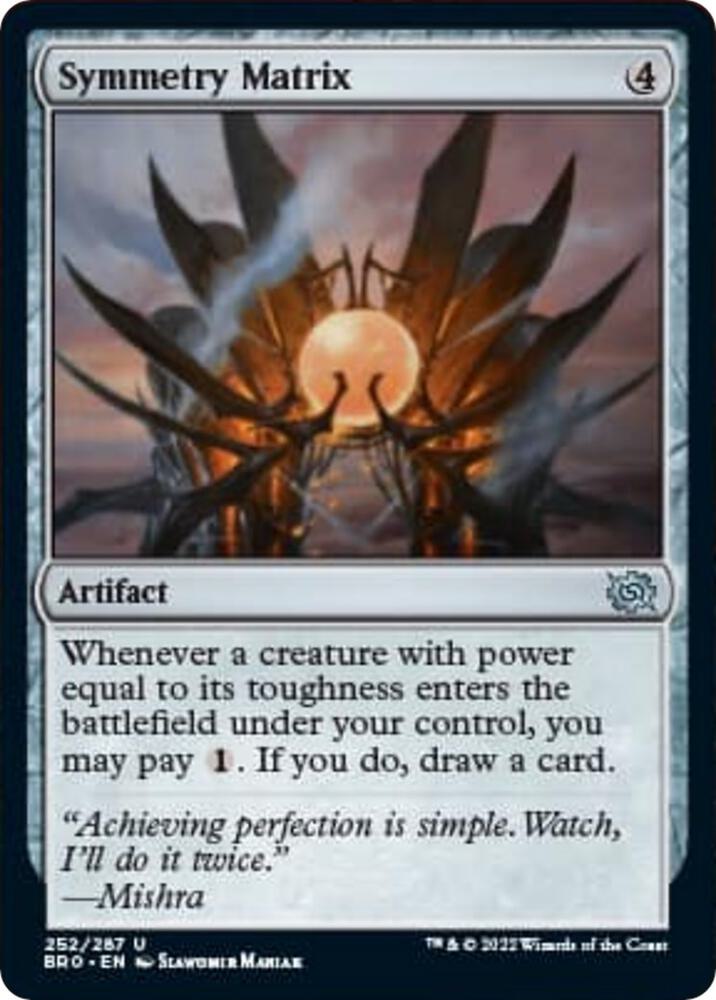 Symmetry Matrix, BRO, 252, NM, Foil