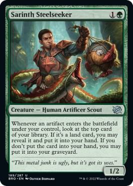 Sarinth Steelseeker, BRO, 189, NM