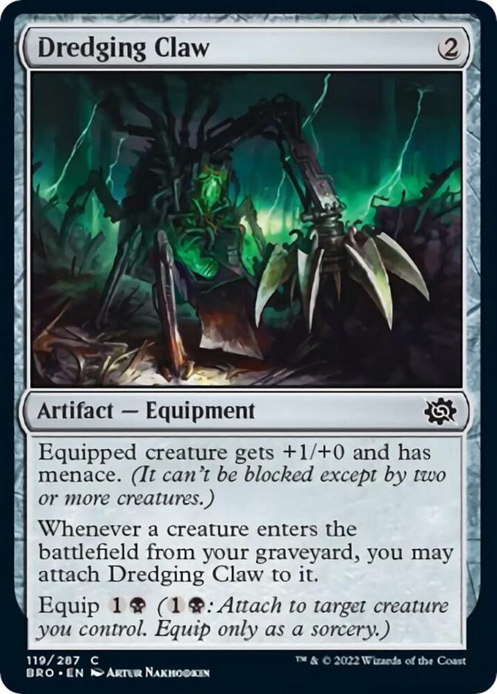 Dredging Claw, BRO, 119, NM, Foil