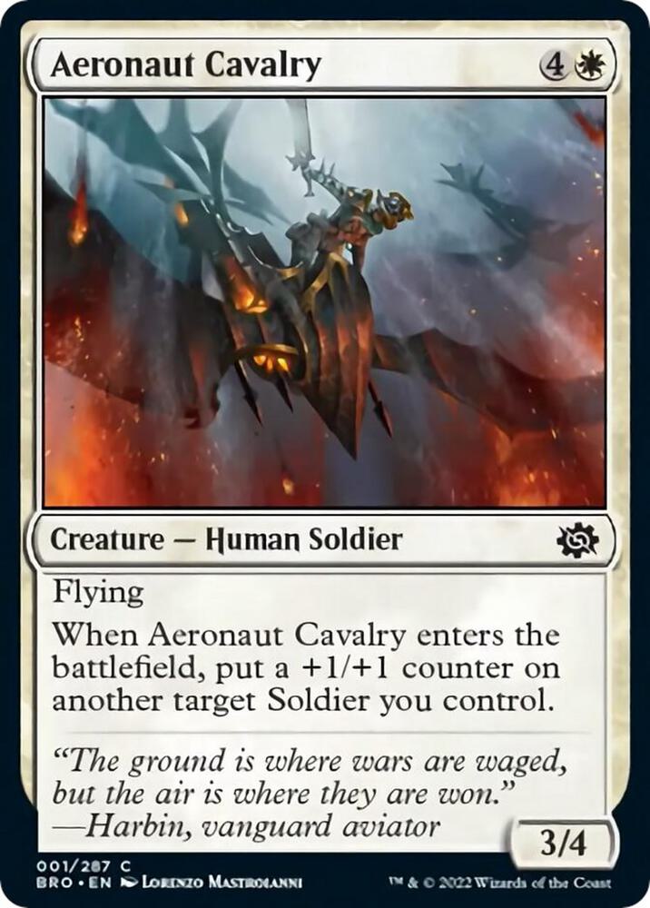 Aeronaut Cavalry, BRO, 1, NM, Foil