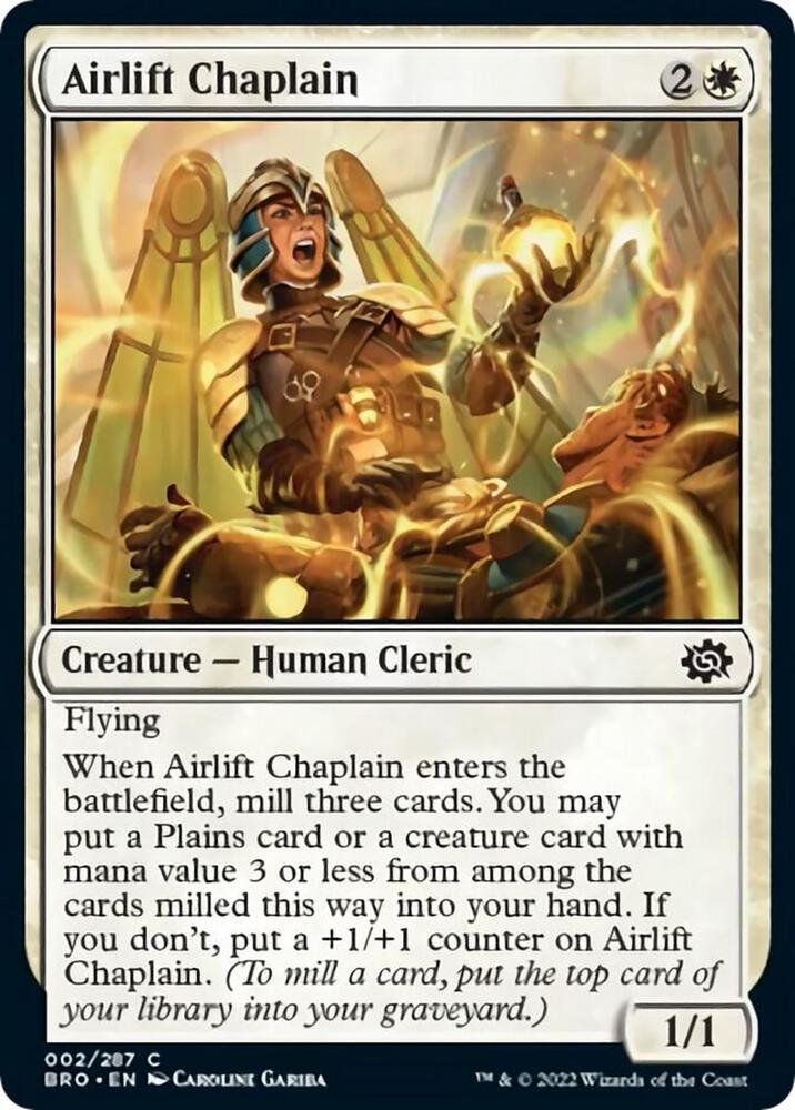 Airlift Chaplain, BRO, 2, NM