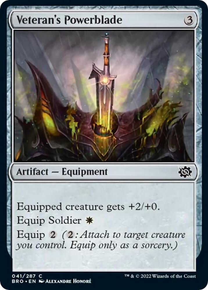 Veteran's Powerblade, BRO, 41, NM