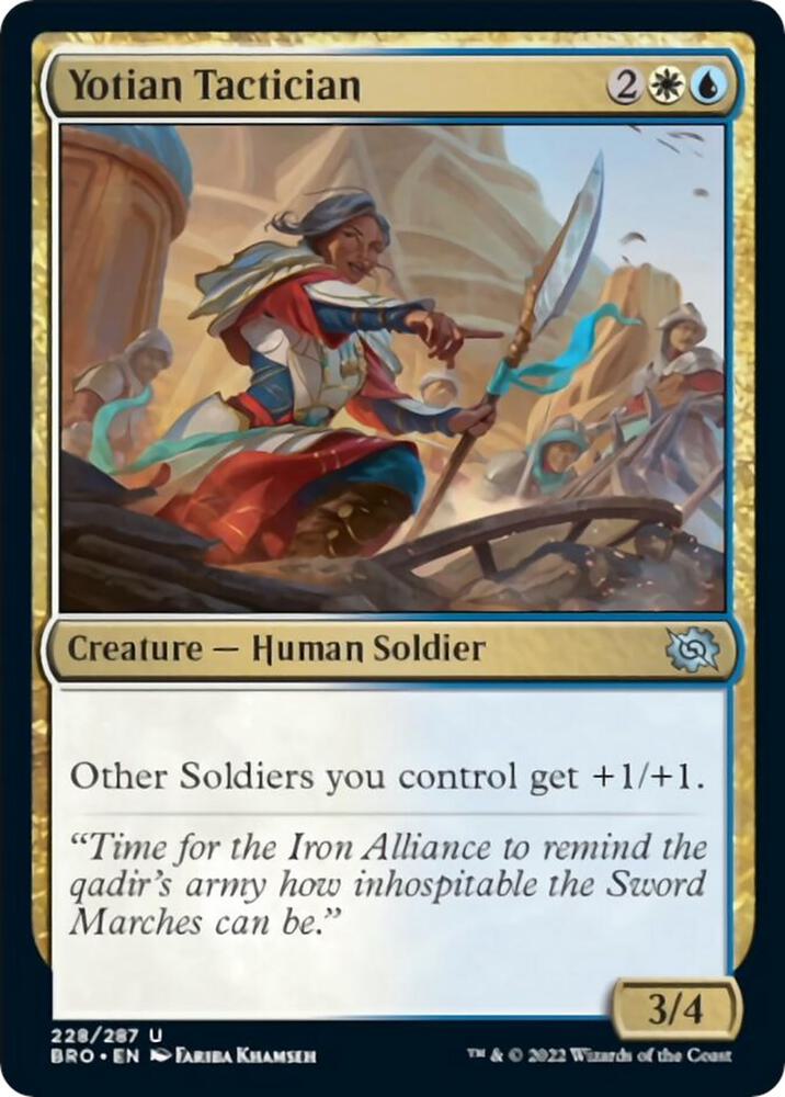 Yotian Tactician, BRO, 228, NM