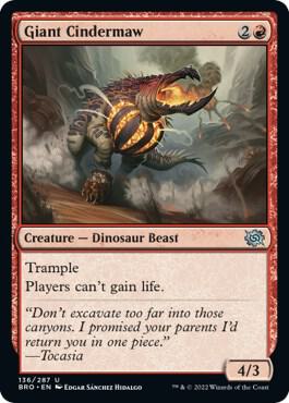 Giant Cindermaw, BRO, 136, NM
