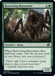 Burrowing Razormaw, BRO, 173, NM