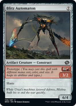 Blitz Automaton, BRO, 158, NM