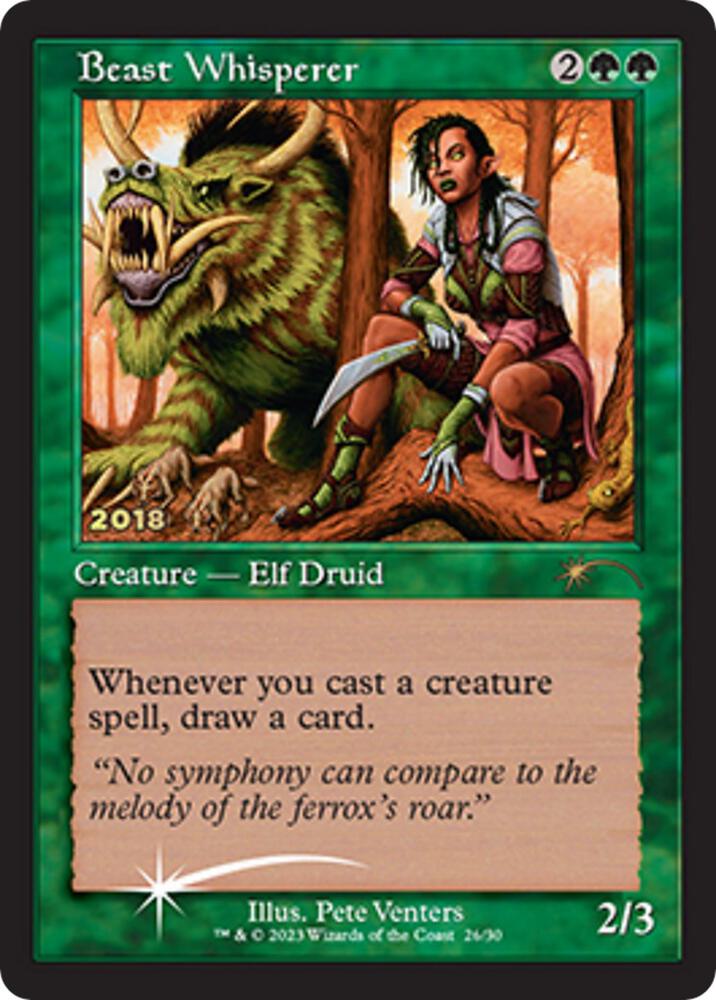 Beast Whisperer,, 26, Near Mint, Foil
