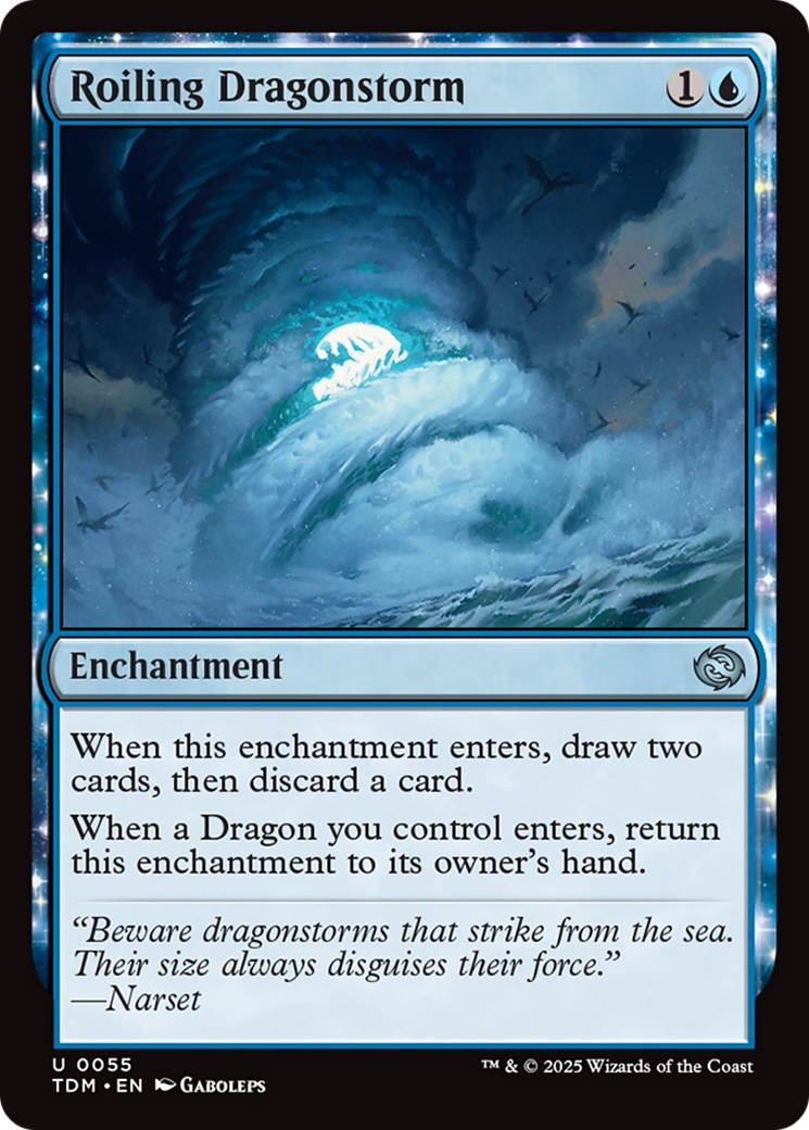 Roiling Dragonstorm (TDM) 55 - WZRD TCG