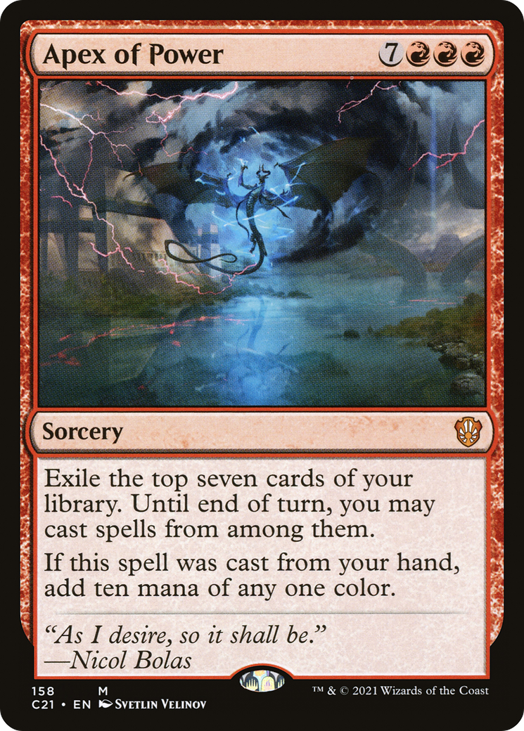 Apex of Power (C21) 158 - WZRD TCG