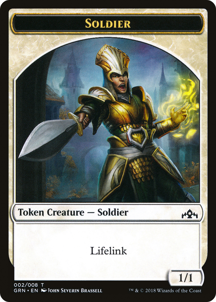 Soldier Token (TGRN) 2 - WZRD TCG
