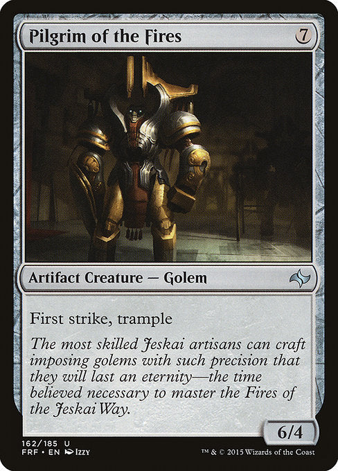 Pilgrim of the Fires front