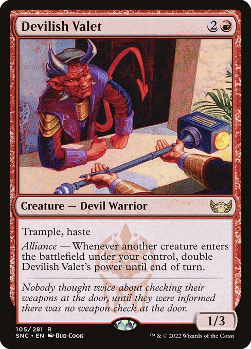 Devilish Valet front