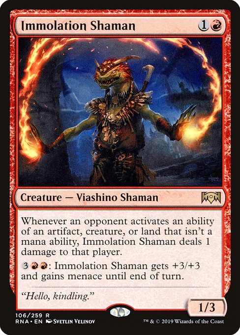 Immolation Shaman front