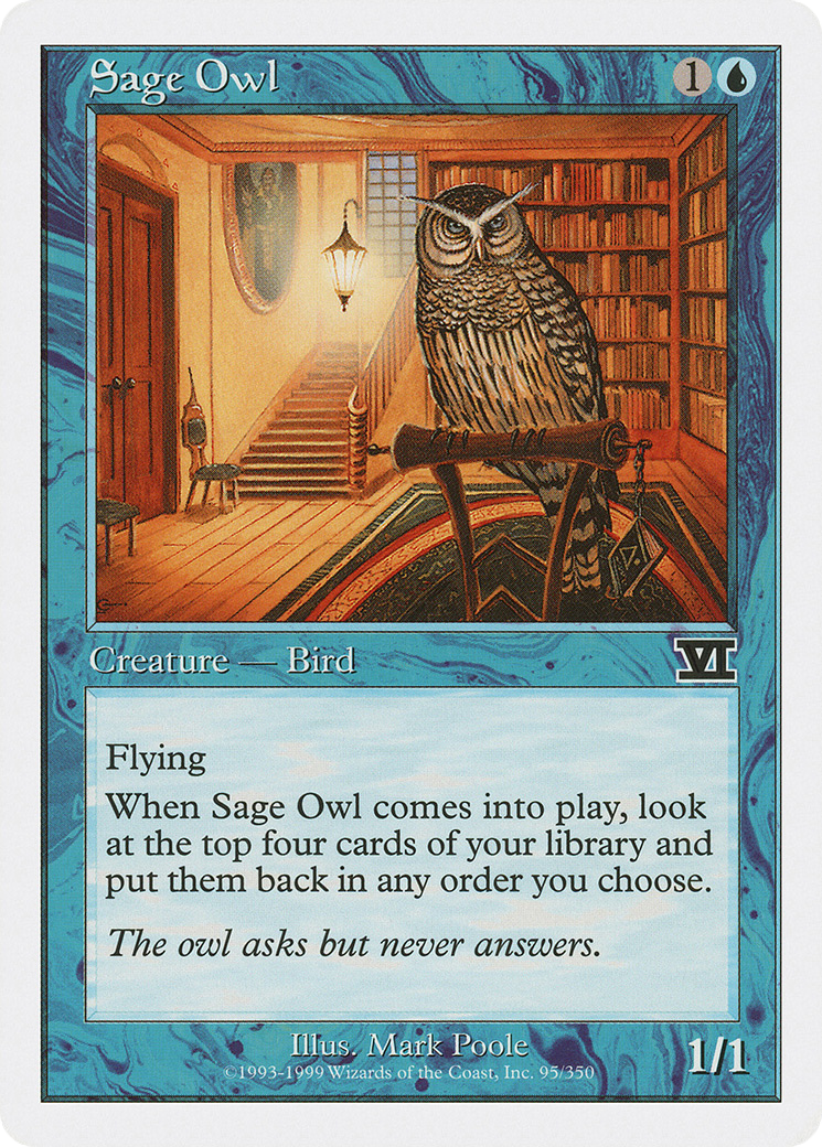 Sage Owl (6ED) 95