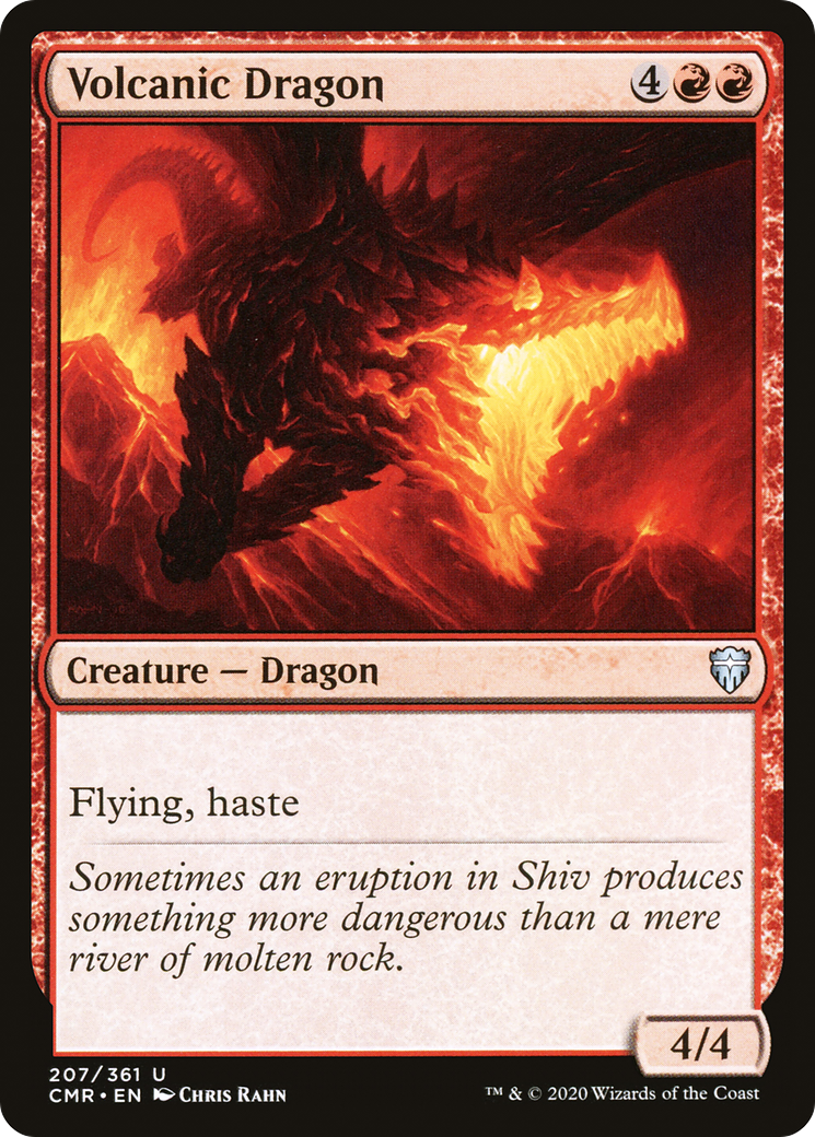 Volcanic Dragon (CMR) 207 - WZRD TCG