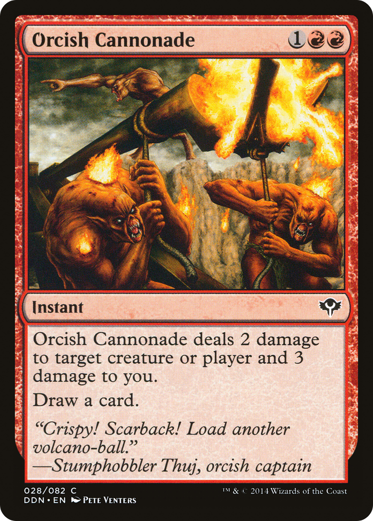 Orcish Cannonade (DDN) 28 - WZRD TCG
