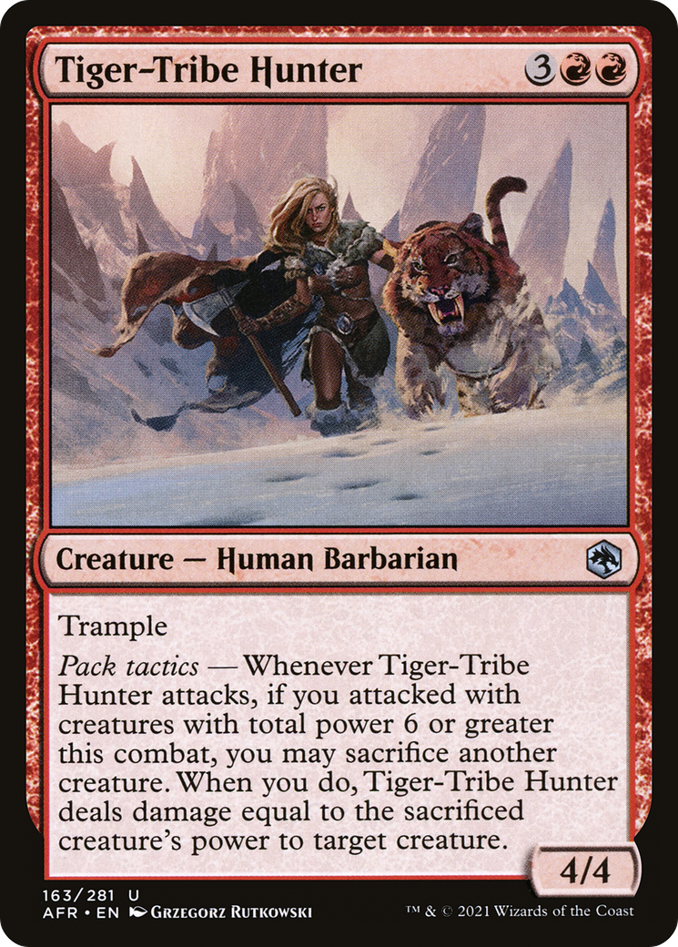 Tiger-Tribe Hunter (AFR) 163 - WZRD TCG